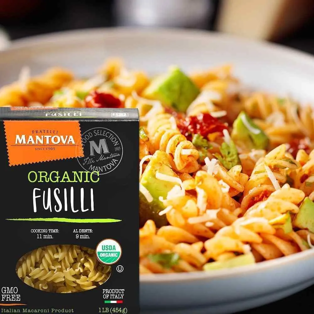 Mantova Organic Fusilli Pasta, 1 lb.