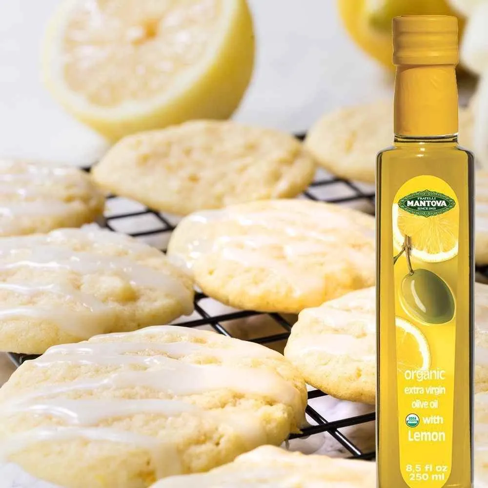 Mantova Organic Lemon Extra Virgin Olive Oil, 8.5 fl. oz.
