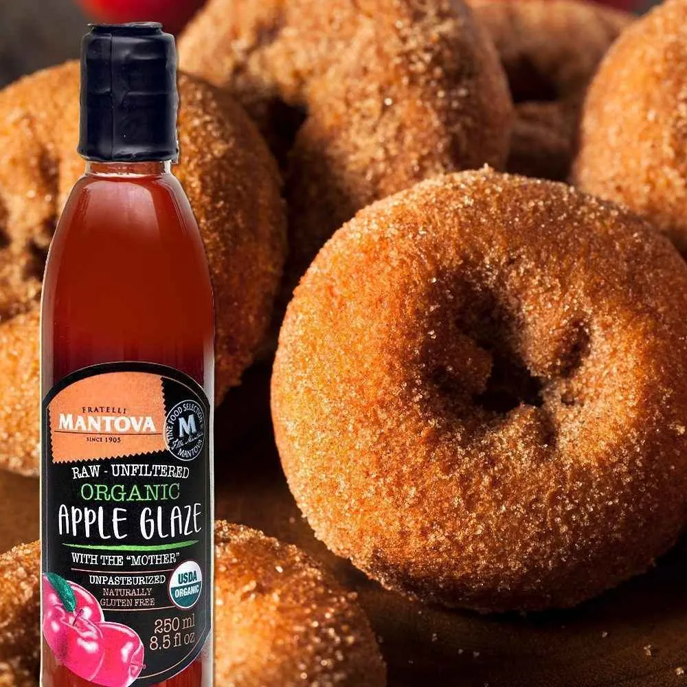 Mantova Organic Raw Unfiltered Apple Glaze, 8.5 fl. oz.
