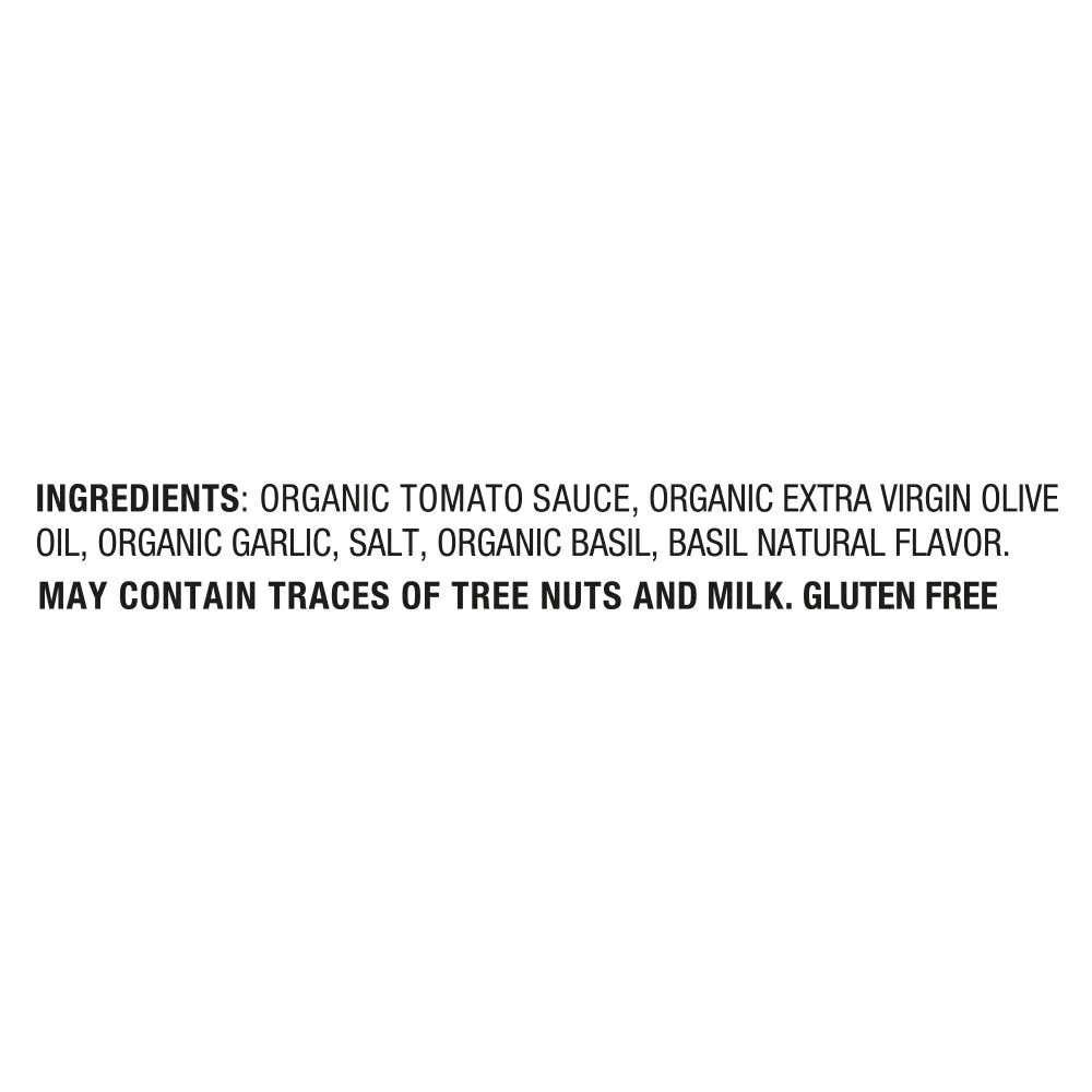 Mantova Organic Tomato Basil Sauce, 17.6 oz.