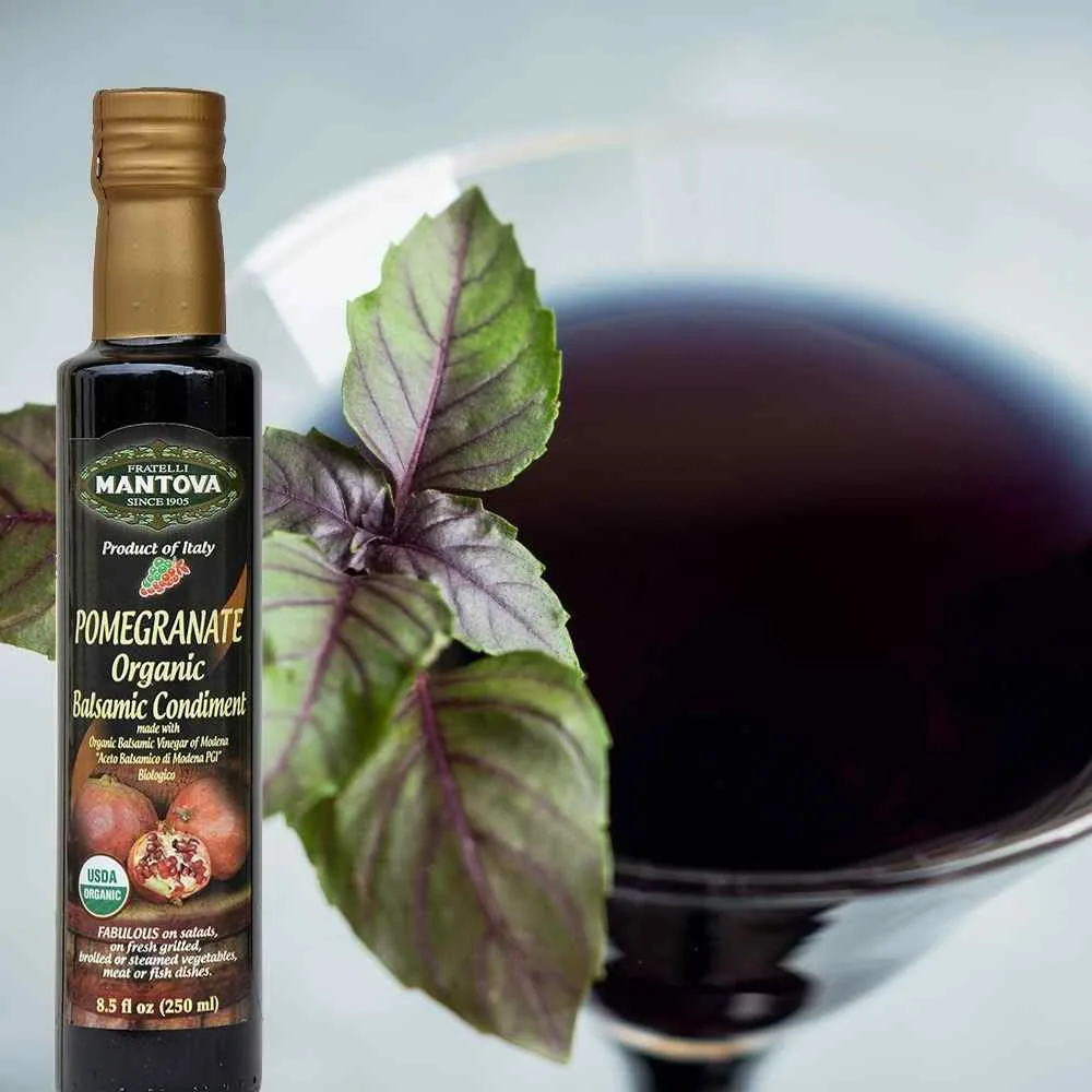 Mantova Org. Pomegranate Balsamic Condiment PGI, 8.5 fl. oz.
