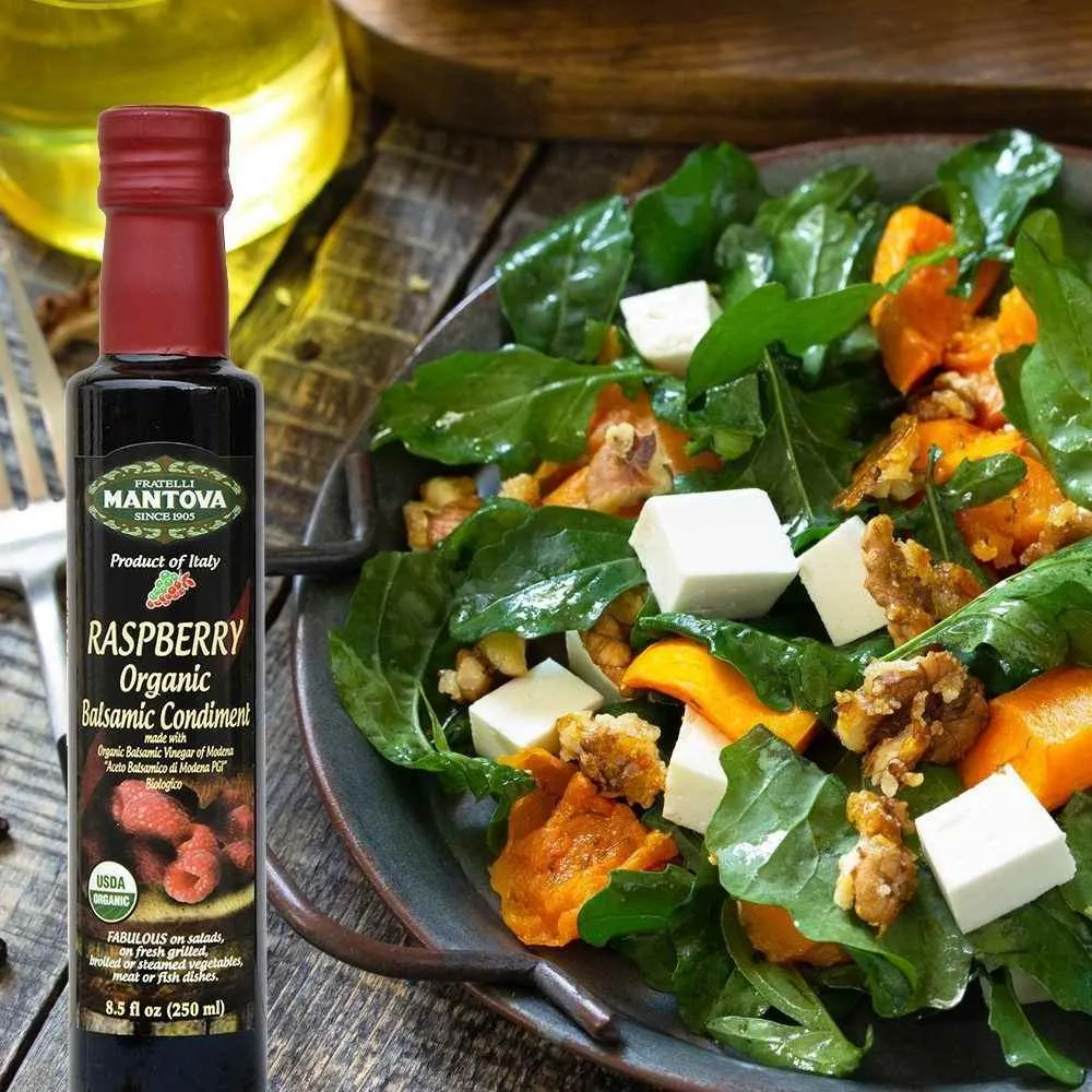 Mantova Org. Raspberry Balsamic Condiment PGI, 8.5 fl. oz.