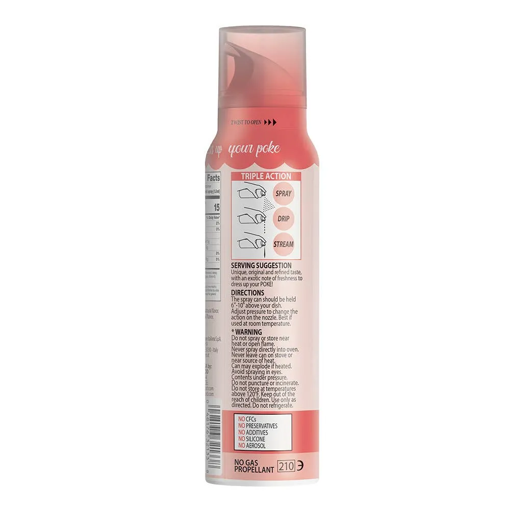 Mantova Poke Avocado Oil with Lime and Pink Pepper Spray, 3.