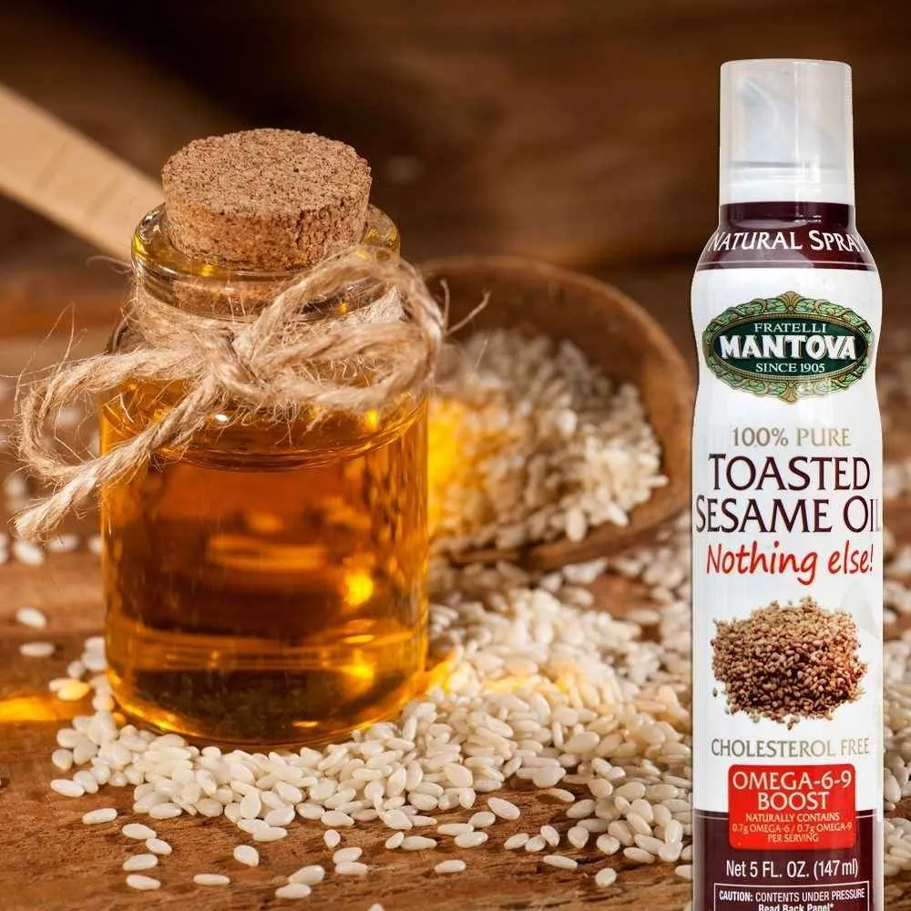 Mantova Toasted Sesame Oil Spray, 5 fl. oz.