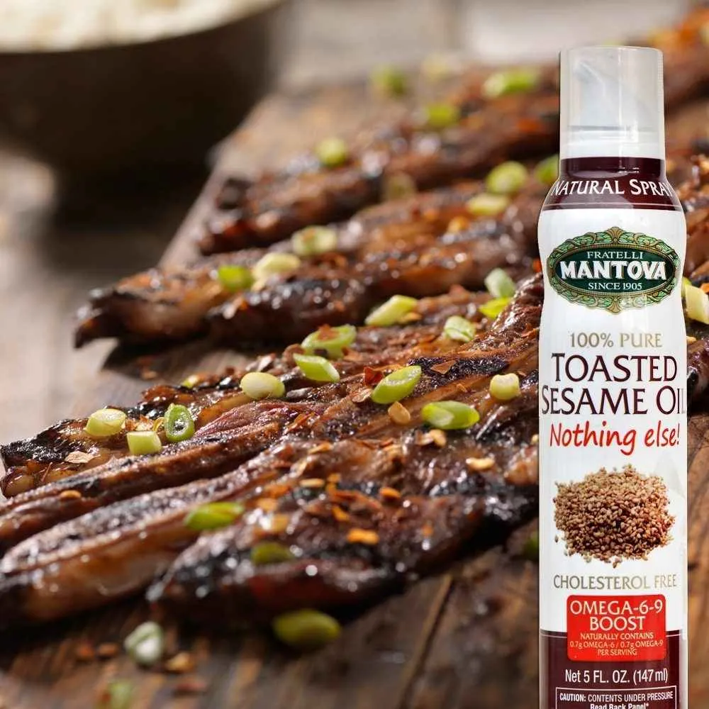 Mantova Toasted Sesame Oil Spray, 5 fl. oz.
