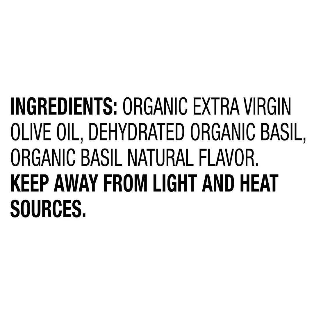 Olidi Organic Basil Extra Virgin Olive Oil, 8.5 fl. oz.