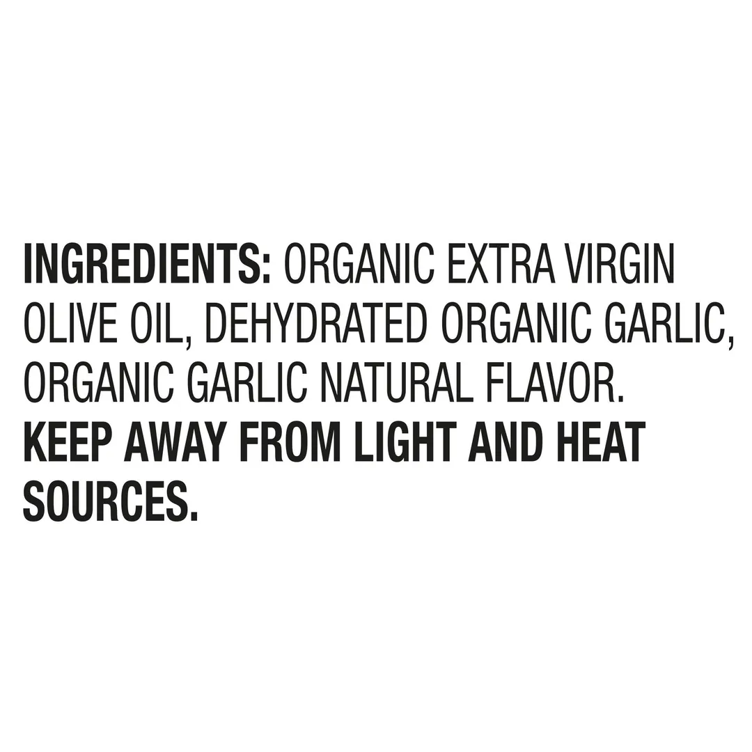 Olidi Organic Garlic Extra Virgin Olive Oil, 8.5 fl. oz.