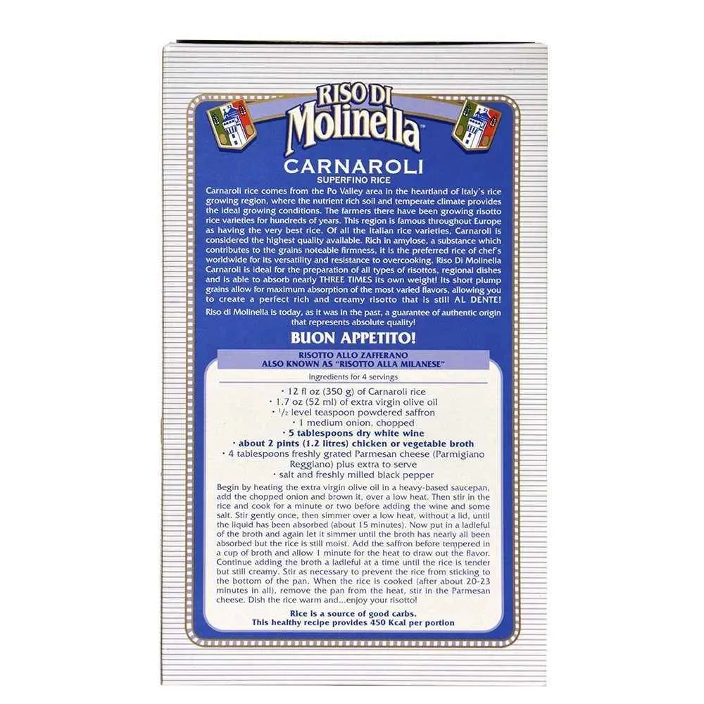 Riso di Molinella Carnaroli Rice, 2.2 lb.