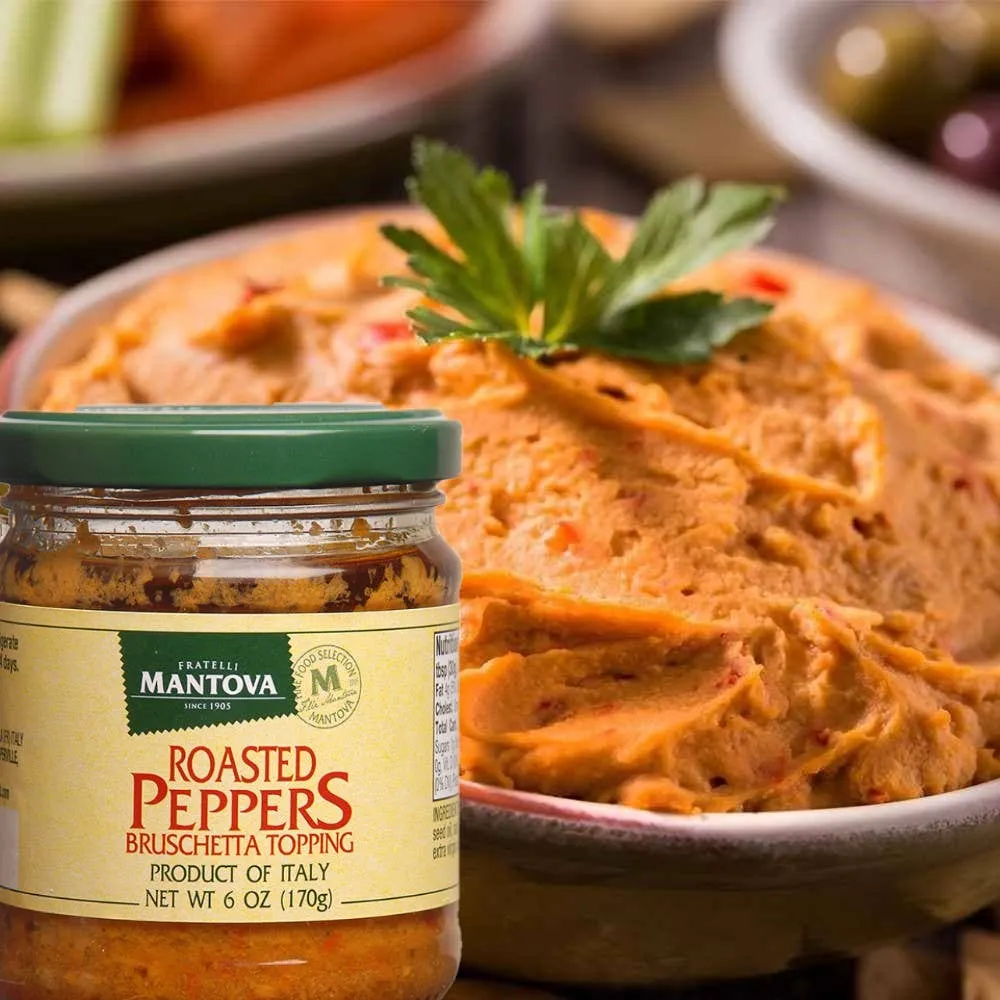 Roasted Peppers Bruschetta, 6 oz.