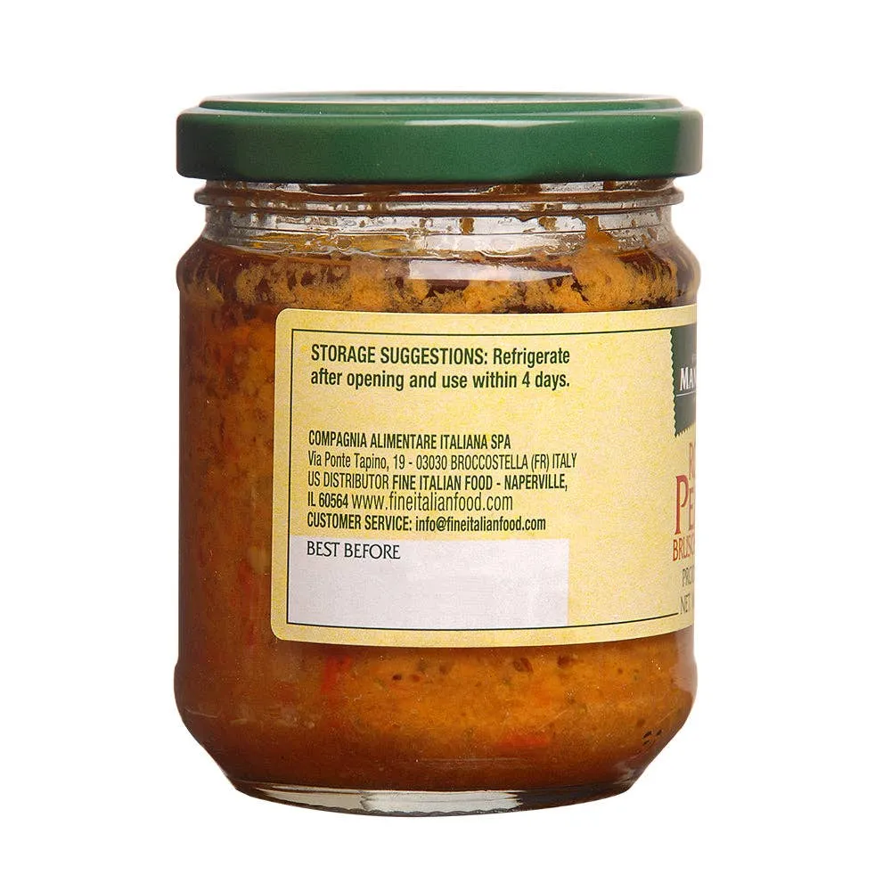 Roasted Peppers Bruschetta, 6 oz.