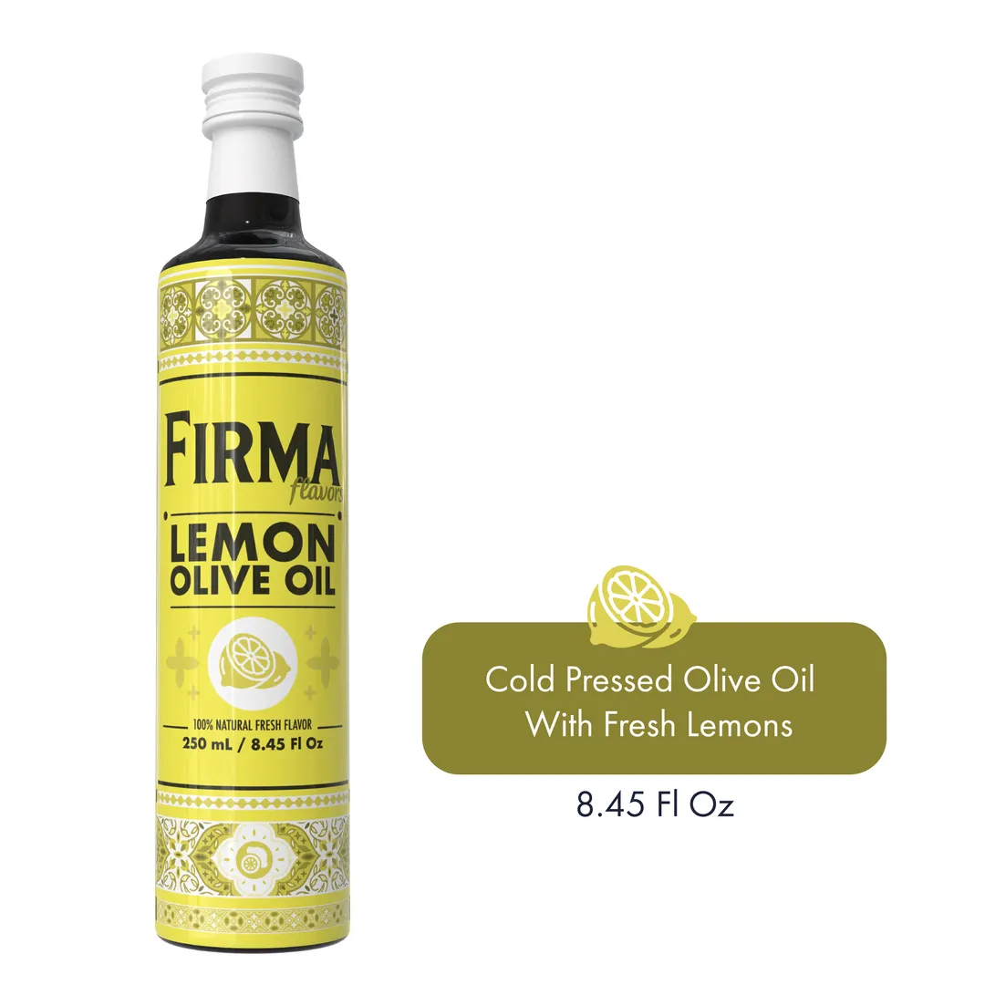 Firma Co-Pressed Olive Oil With Lemons , Single Origin Tunisian Olive Oil, 250 ML