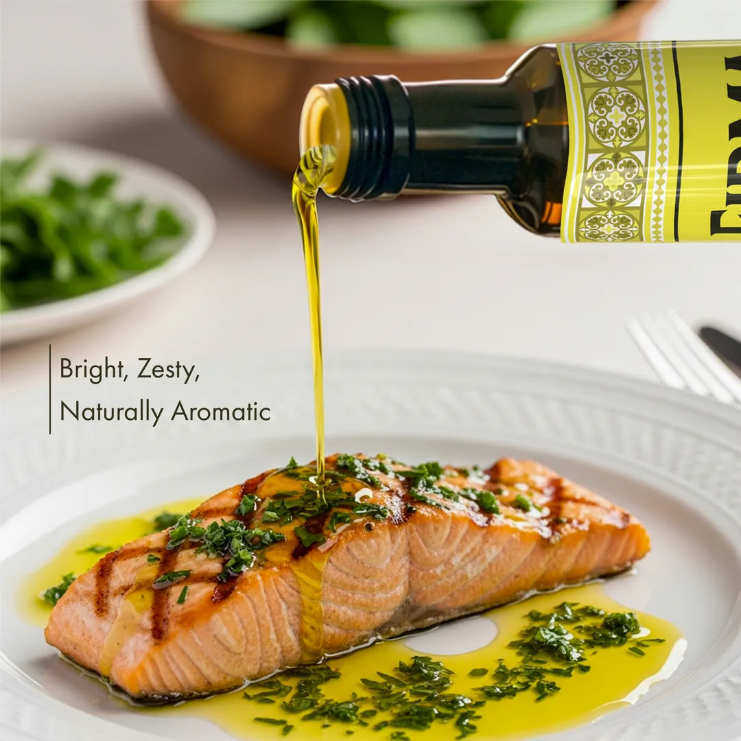 Firma Co-Pressed Olive Oil With Lemons , Single Origin Tunisian Olive Oil, 250 ML