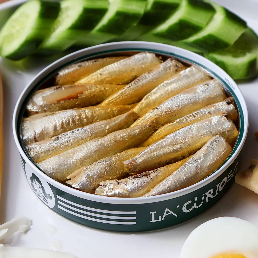 La Curiosa Small Sardines in Olive Oil, 4.2oz