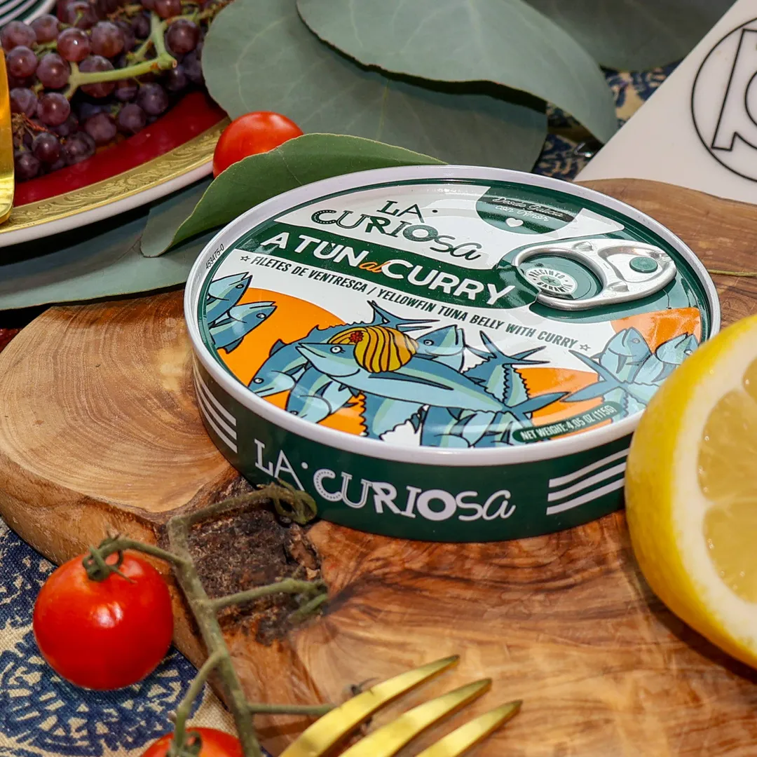 La Curiosa Yellowfin Tuna Belly in Green Curry, 4.2oz
