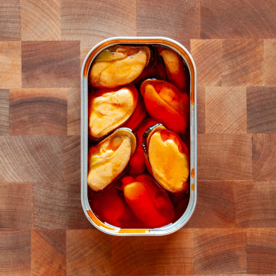 Luliña Small Mussels in Escabeche, 3.9oz