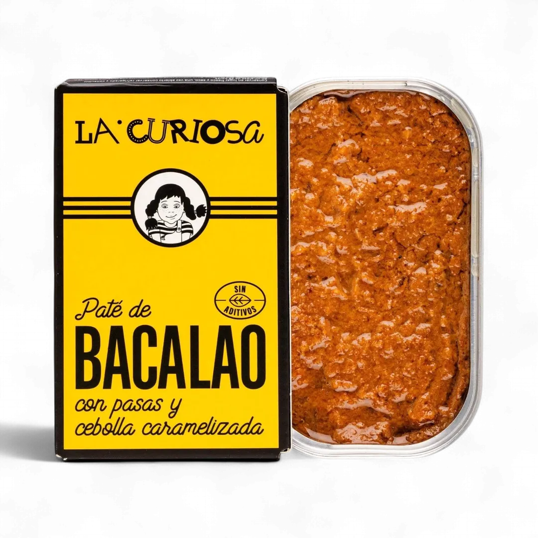 La Curiosa Codfish Paté w/ Raisins & Caramelized Onion