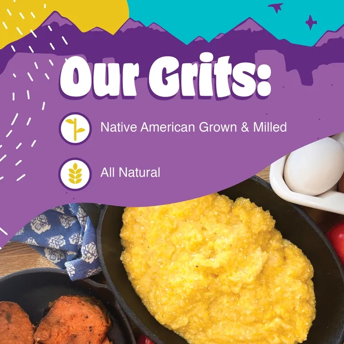 Western Heirloom Yellow Corn Grits, Coarse Ground, 2 lb Bag