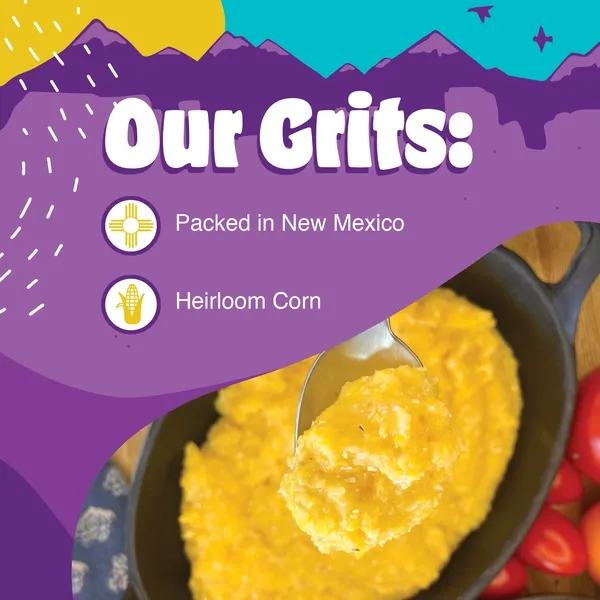 Western Heirloom Yellow Corn Grits, Coarse Ground, 2 lb Bag