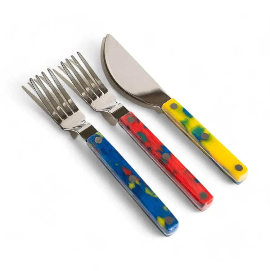 Tinned Fish Fork + Knife Set