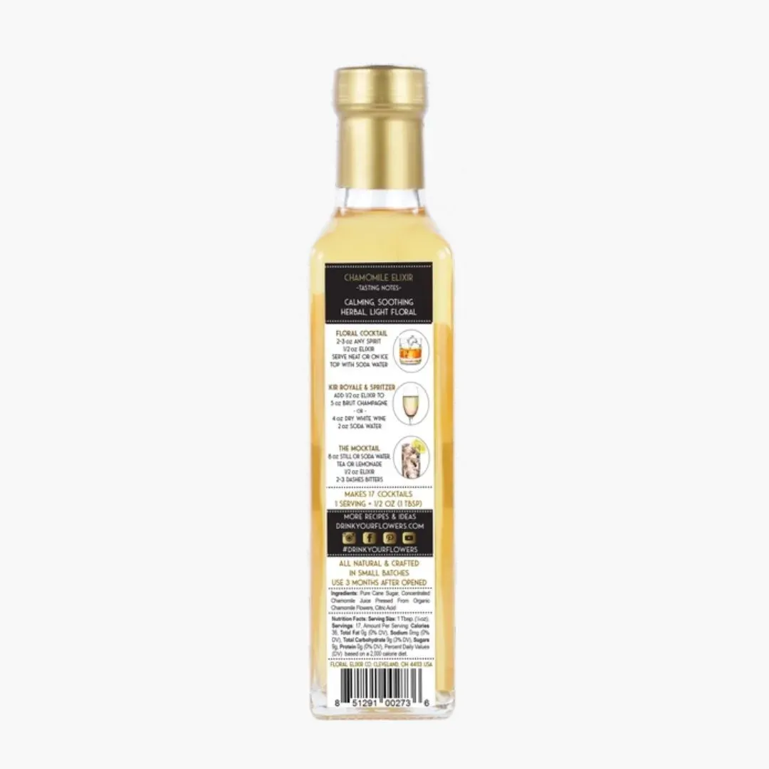 Chamomile Elixir Flower Syrup - 2oz