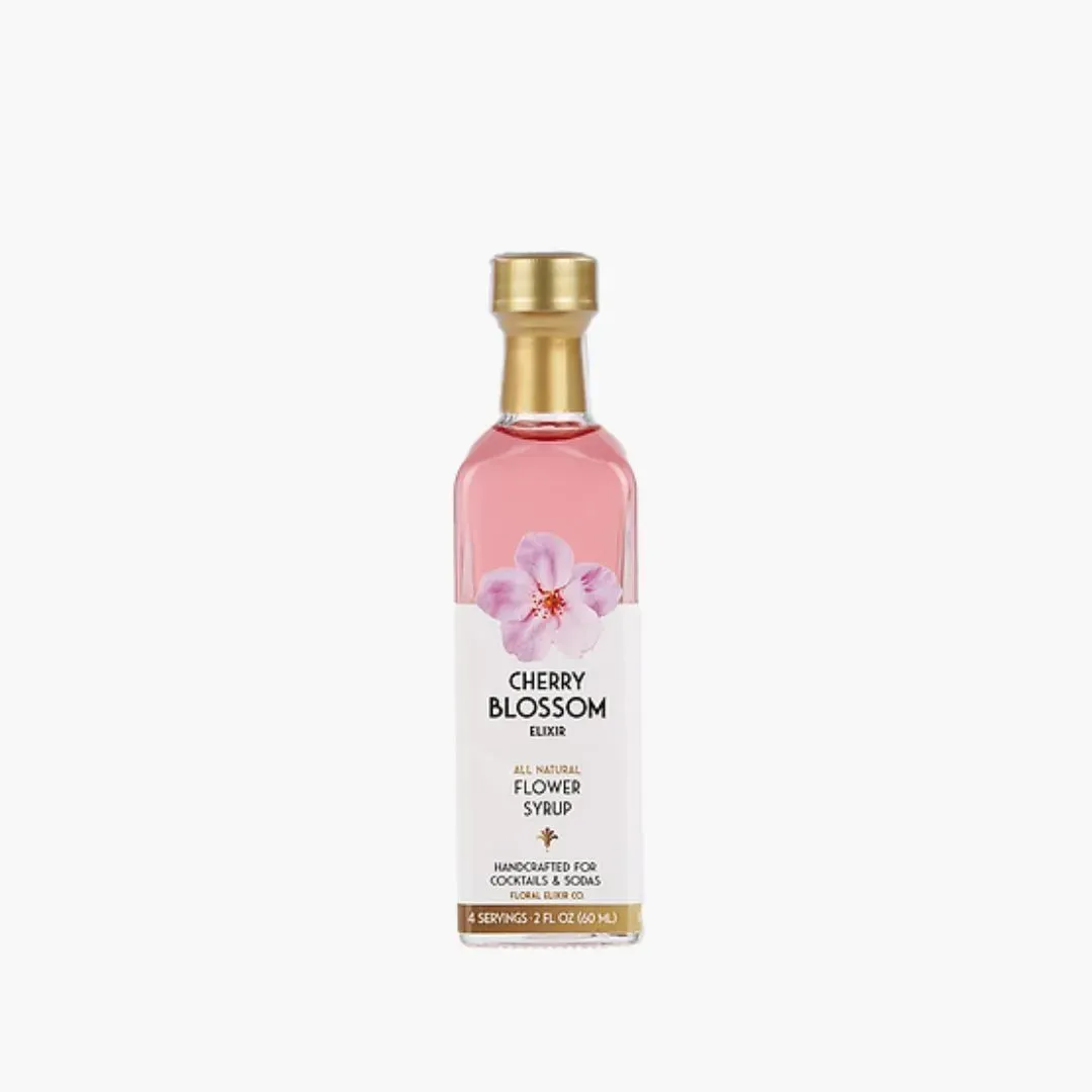 Cherry Blossom Elixir Flower Syrup - 8.5oz