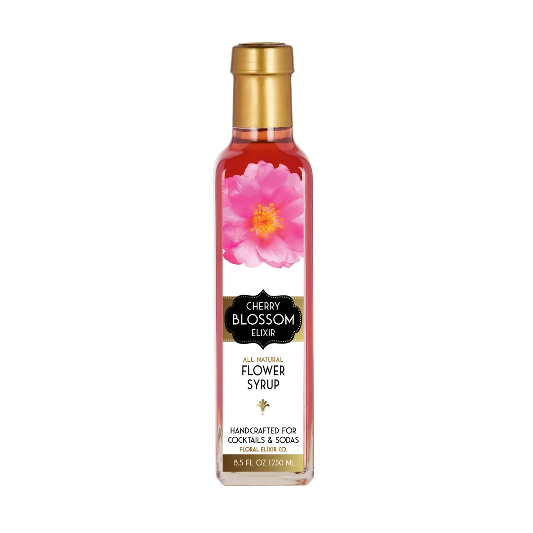 Cherry Blossom Elixir Flower Syrup - 8.5oz