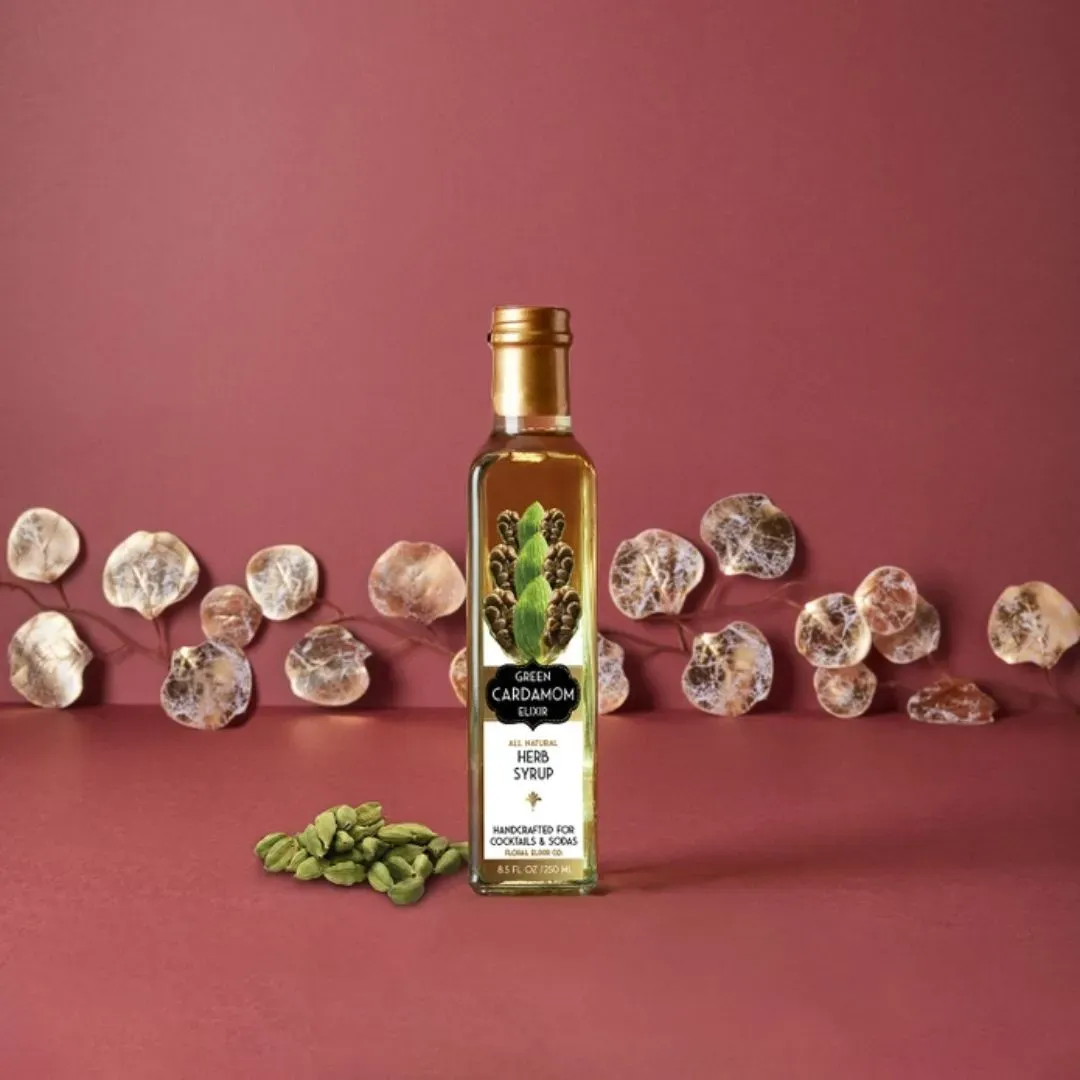 Green Cardamom Elixir Herb Syrup - 8.5oz