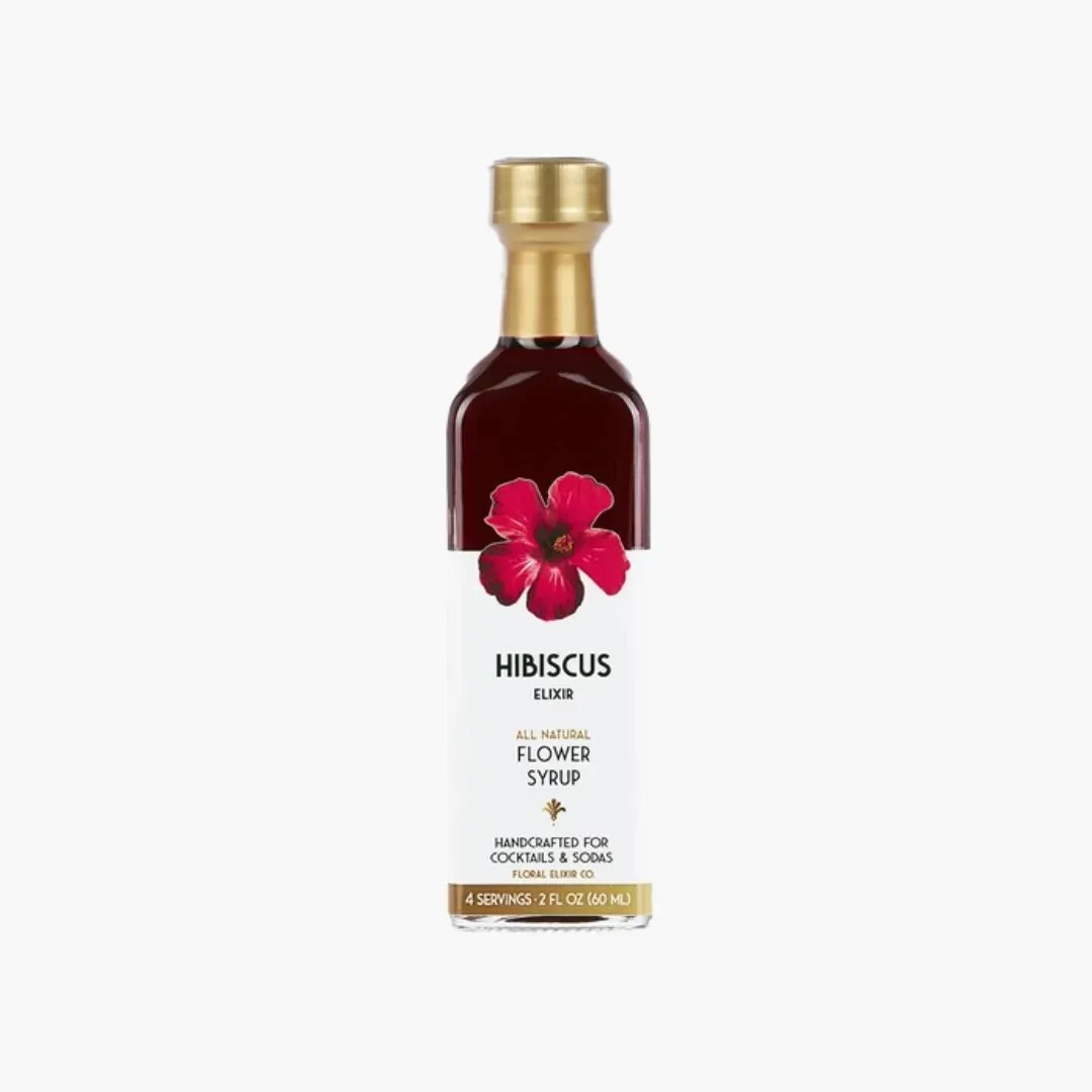 Hibiscus Elixir Flower Syrup - 8.5oz