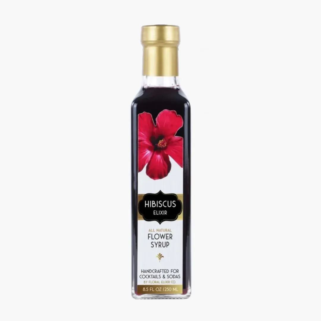 Hibiscus Elixir Flower Syrup - 8.5oz