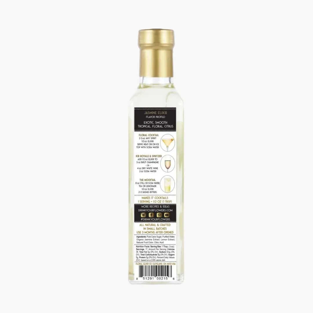 Jasmine Elixir Flower Syrup - 8.5oz