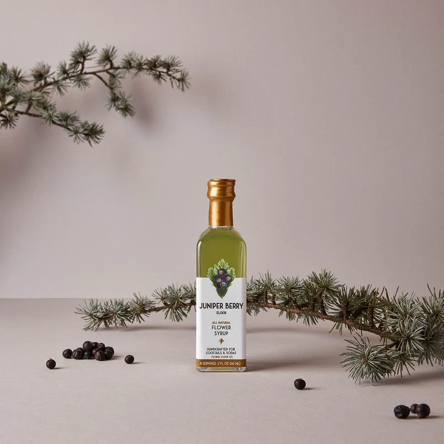 Juniper Berry Elixir Herb Syrup - 2oz