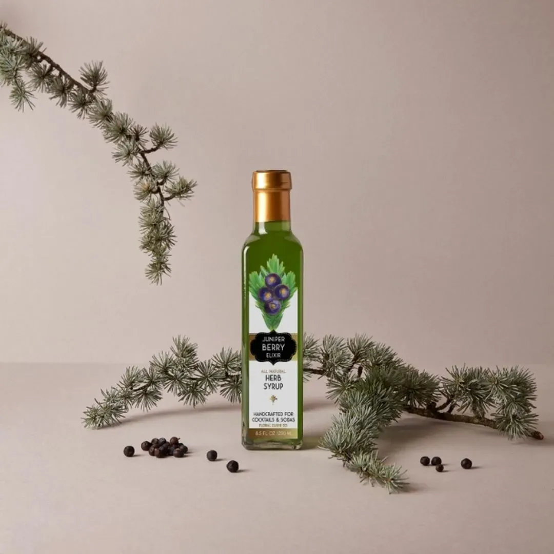 Juniper Berry Elixir Herb Syrup - 8.5oz