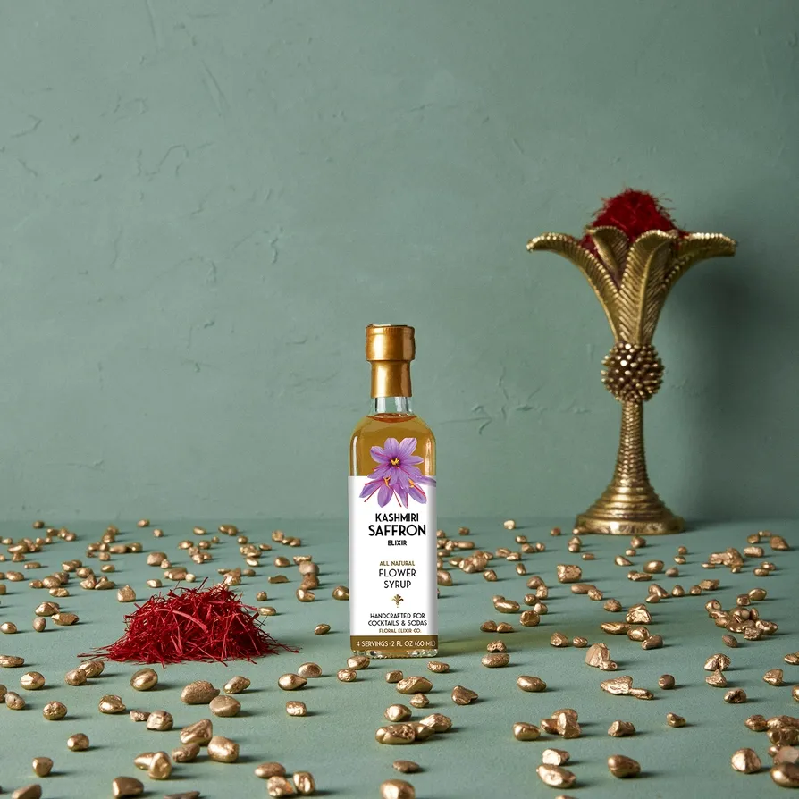 Kashmiri Saffron Elixir Syrup - 2oz