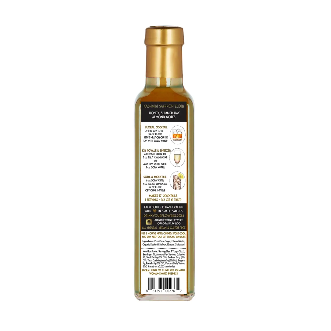 Kashmiri Saffron Elixir Syrup - 8.5oz