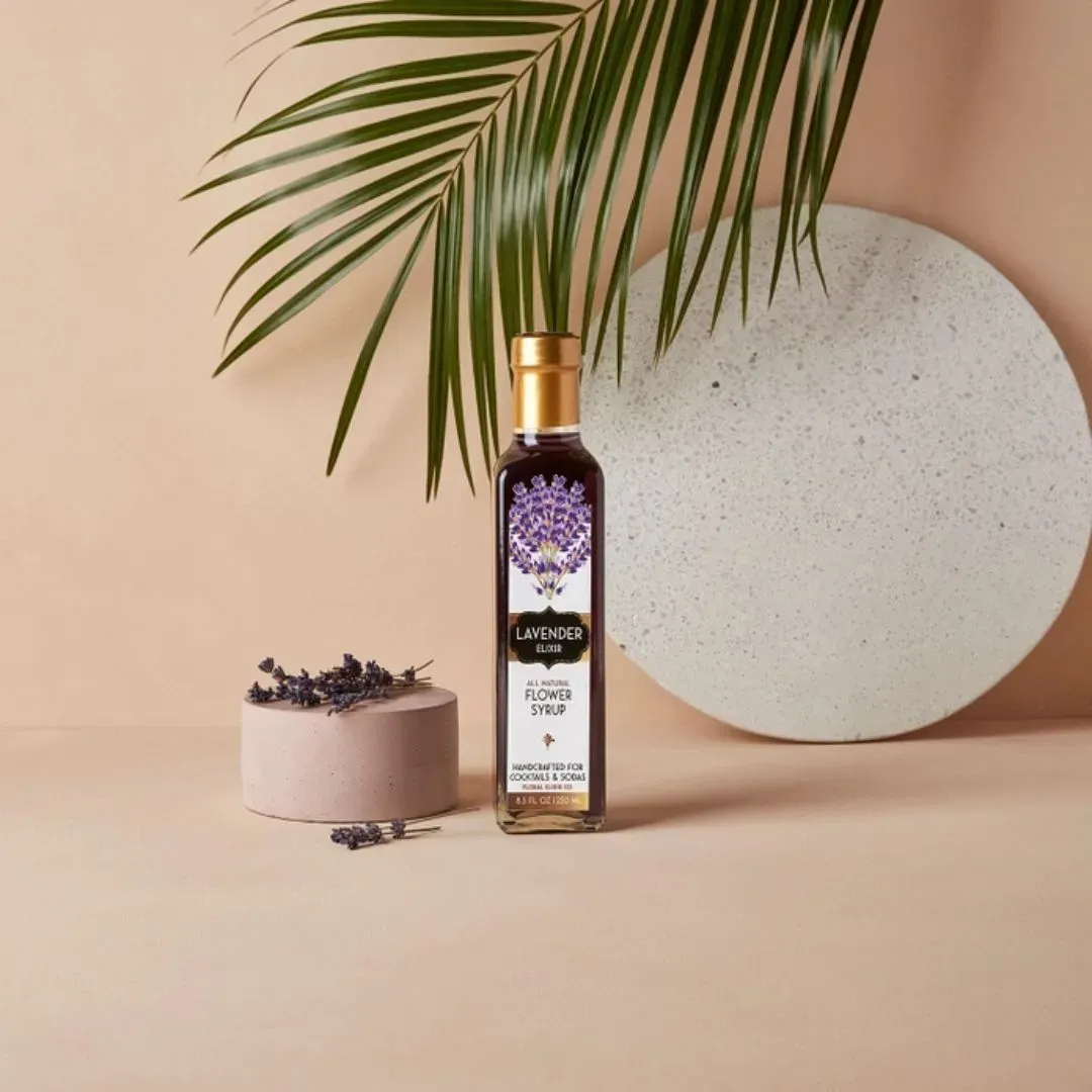 Lavender Elixir Flower Syrup - 8.5oz