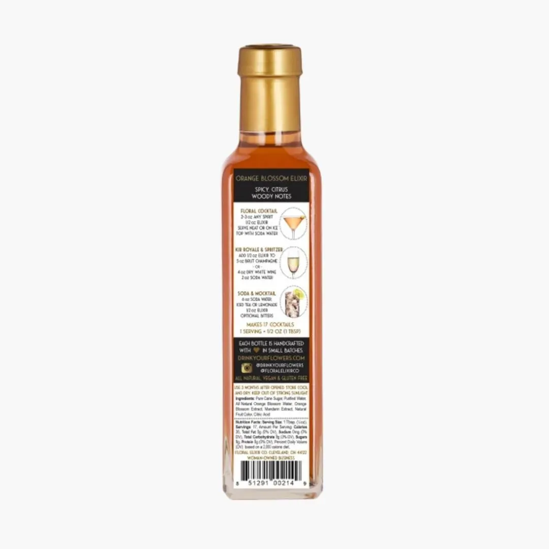 Orange Blossom Elixir Flower Syrup - 2oz