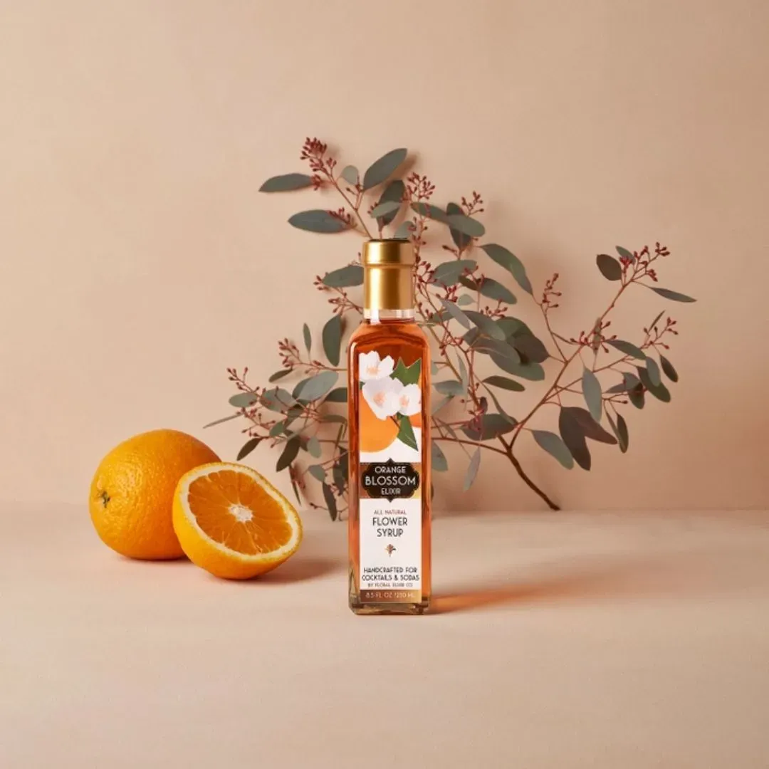 Orange Blossom Elixir Flower Syrup - 8.5oz