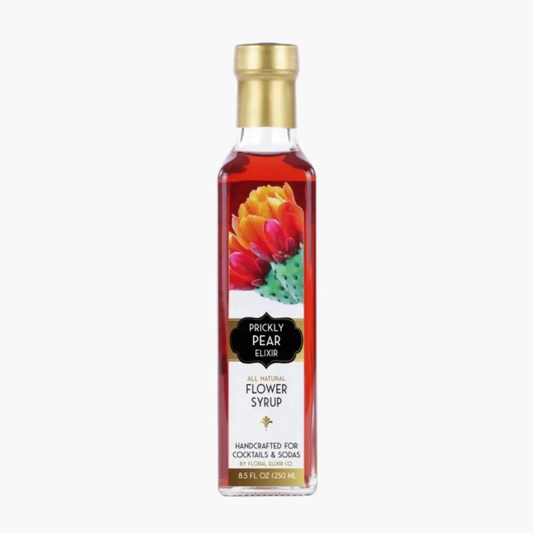 Prickly Pear Elixir Flower Syrup - 8.5oz