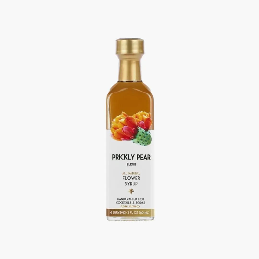 Prickly Pear Elixir Flower Syrup - 8.5oz