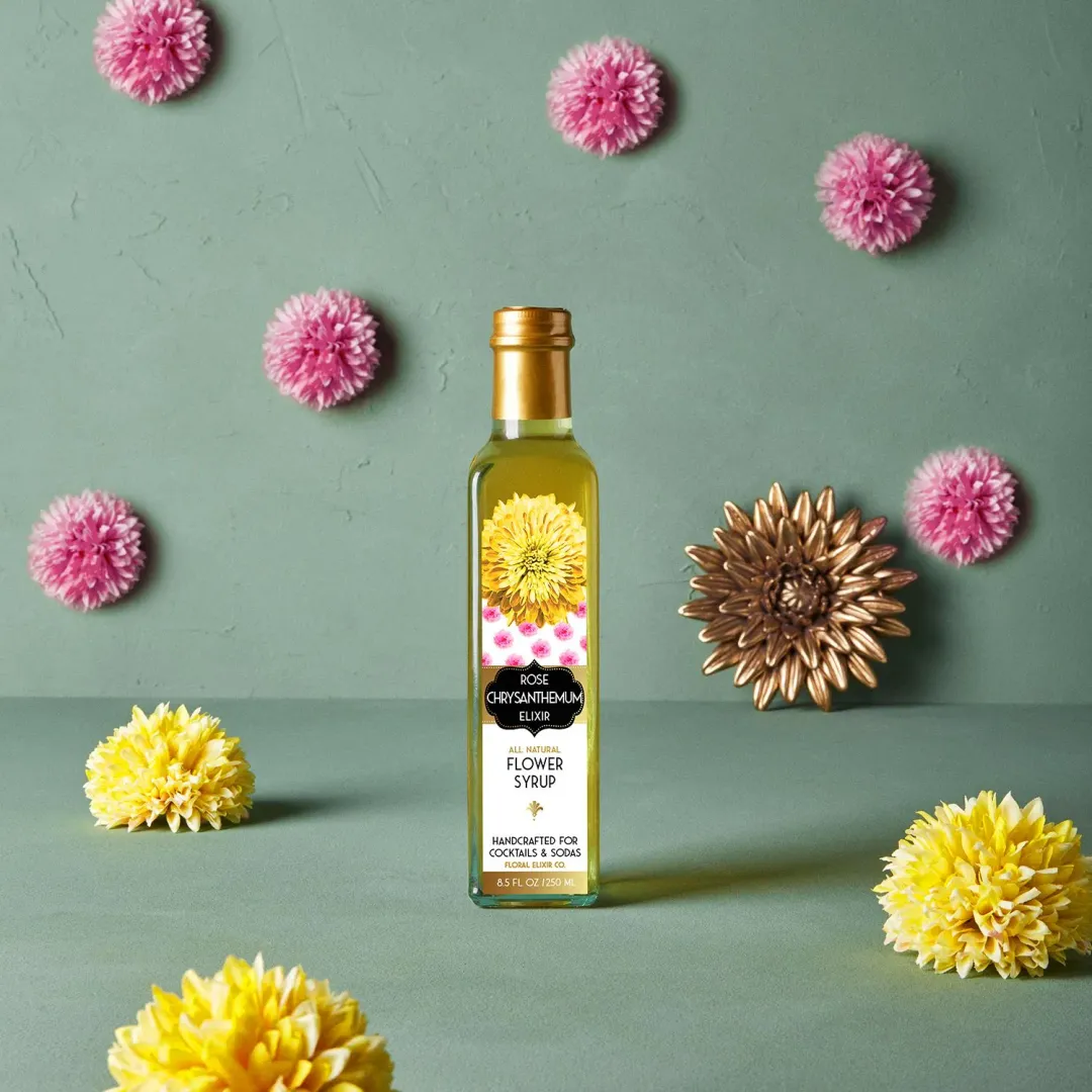 Rose Chrysanthemum Elixir Syrup – 8.5oz