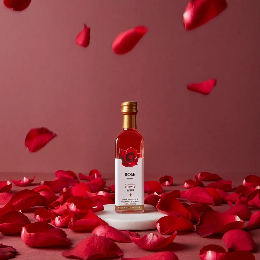 Rose Elixir Flower Syrup - 2oz