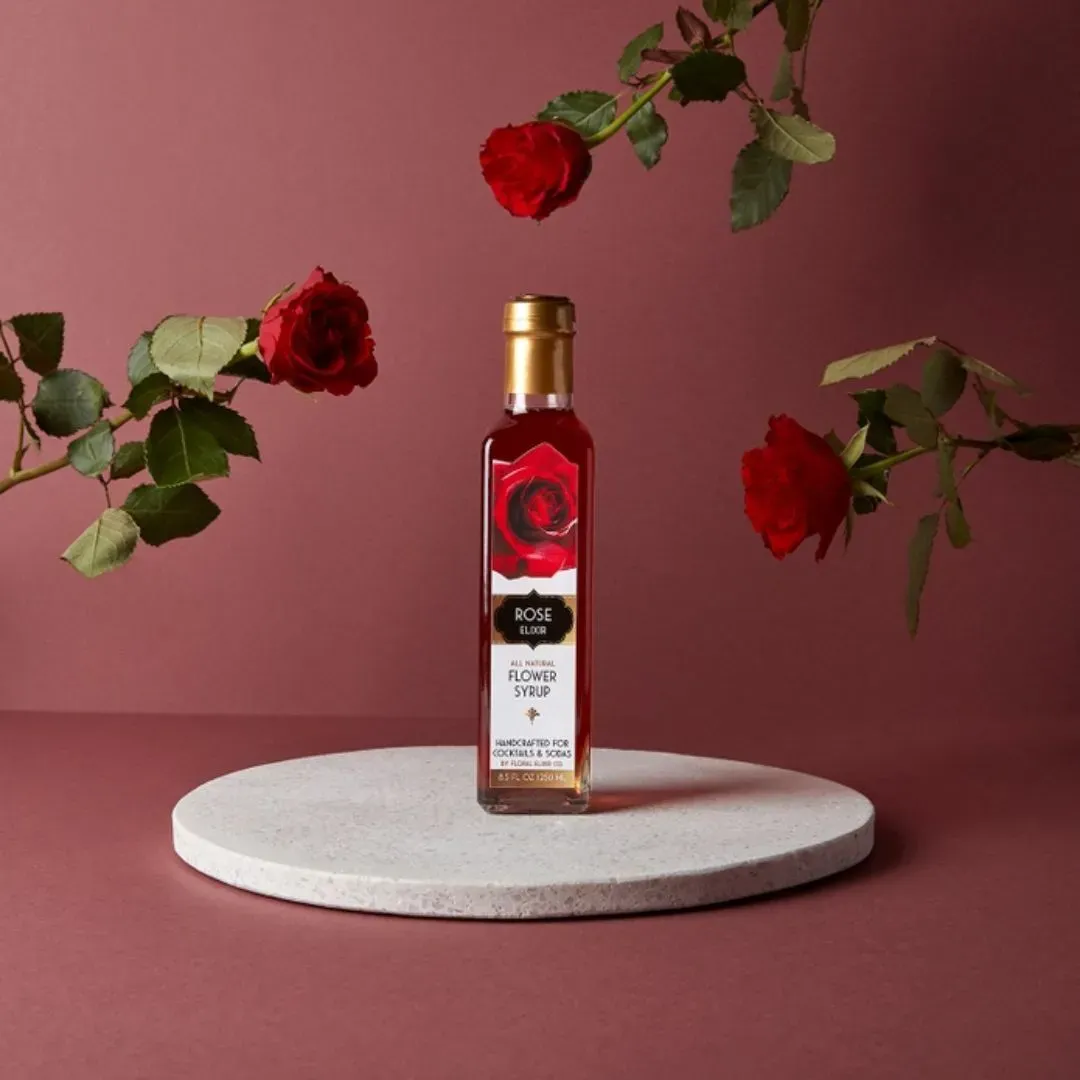 Rose Elixir Flower Syrup - 8.5oz
