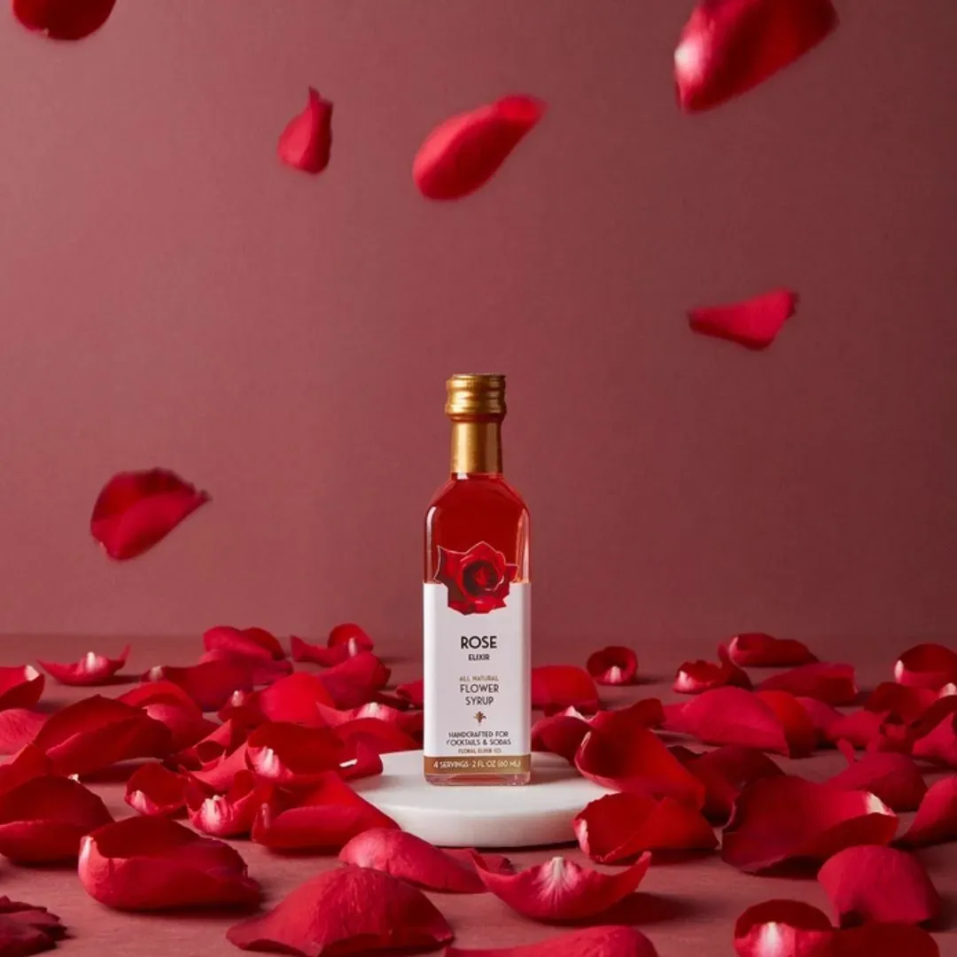 Rose Elixir Flower Syrup - 8.5oz