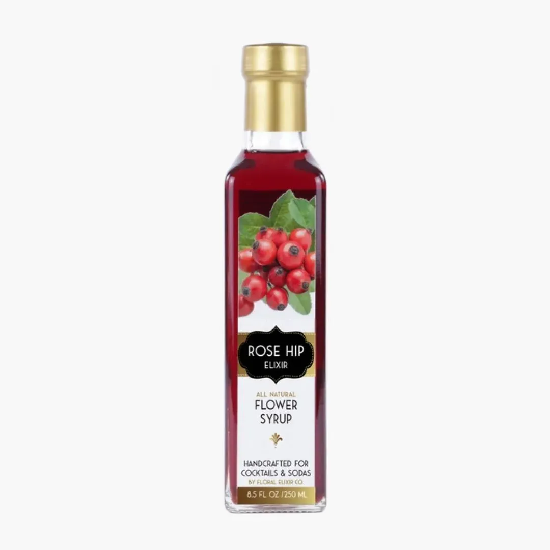 Rose Hip Elixir Flower Syrup - 8.5oz