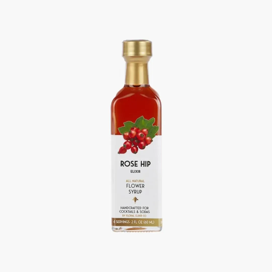 Rose Hip Elixir Flower Syrup - 8.5oz