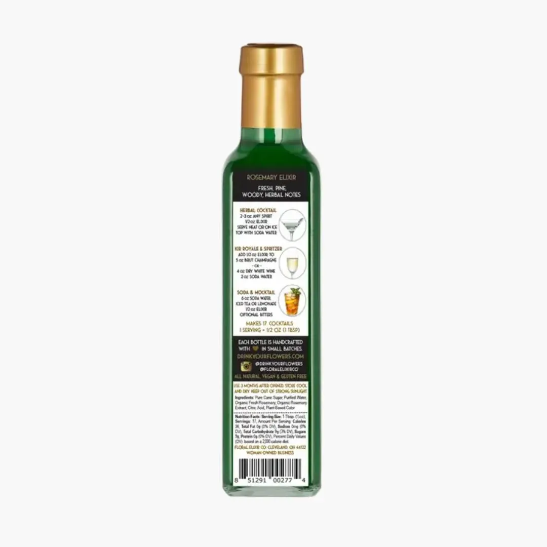Rosemary Elixir Herb Syrup - 2oz
