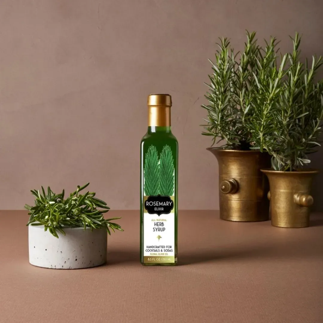 Rosemary Elixir Herb Syrup - 8.5oz