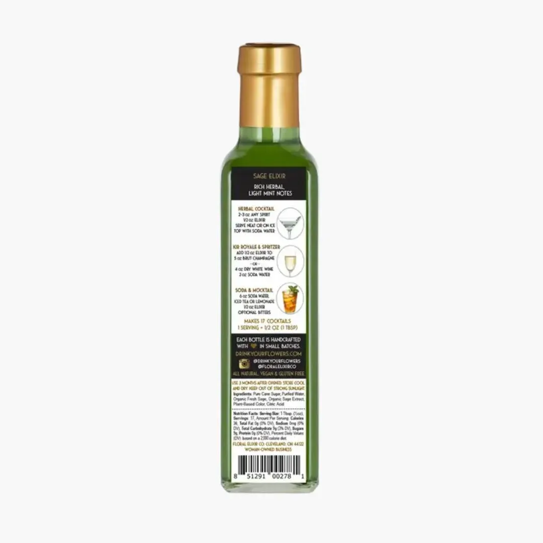 Sage Elixir Herb Syrup - 8.5oz