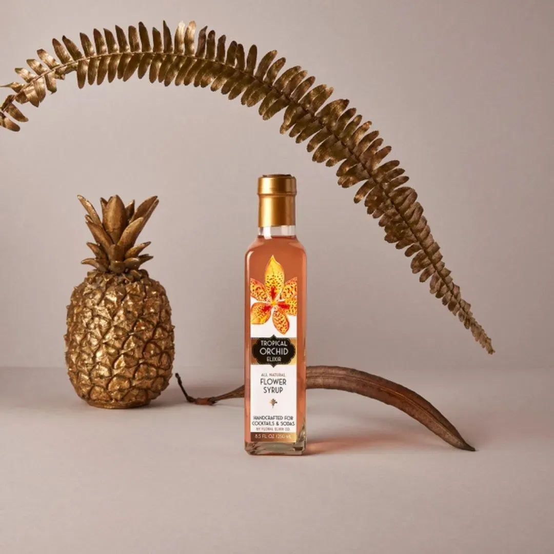 Tropical Orchid Elixir Flower Syrup - 8.5oz