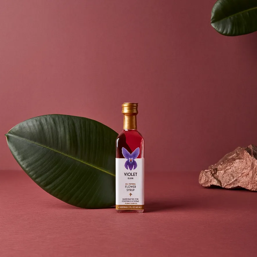 Violet Elixir Flower Syrup - 2oz